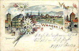 Gruss Aus Wangen - Künstler-AK Eugen Felle - Wangen I. Allg.