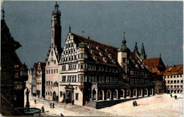 Rothenburg Rathaus - Künstler-AK Eugen Felle - Rothenburg O. D. Tauber