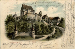 Leipheim - Schloss - Künstler-AK Eugen Felle - Guenzburg