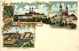 Gruss Aus Roggenburg - Litho - Neu-Ulm