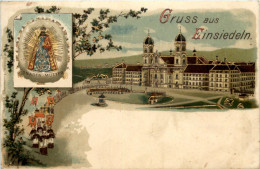 Gruss Aus Einsiedeln - Litho - Einsiedeln