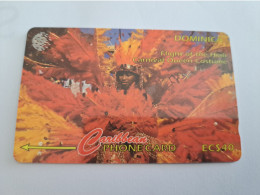 DOMINICA / $40,- GPT CARD  11CDMC / CARNIVAL QUEEN COSTUME          Fine Used Card  ** 16496** - Dominique