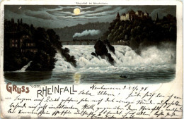 Gruss Vom Rheinfall - Litho - Neuhausen Am Rheinfall