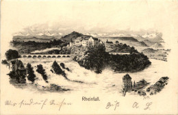 Schaffhausen Rheinfall - Künstler-AK Eugen Felle - Neuhausen Am Rheinfall