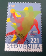 SLOVENIA 2004 6th Men's European Handball Championship Michel 458 Used Stamp - Slovenia