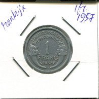 1 FRANC 1957 FRANKREICH FRANCE Französisch Münze #AN950.D.A - 1 Franc