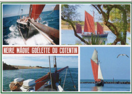 CARTE PUBLICITAIRE - R - BATEAU - VOILIER - NEIRE MAOVE GOELETTE DU COTENTIN - Autres & Non Classés