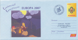 IP 2007 - 025a SCOUTS, 100 Years SCOUTING, Romania - Stationery + Special Cancellation - Used - 2007 - Briefe U. Dokumente