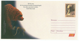 IP 2007 - 1 The Bear Of The Cave, Animal Prehistoric, Romania - Stationery - Unused - 2007 - Prehistorics