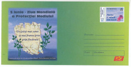 IP 2007 - 43 June 5, World Environment Day, Romania - Stationery - Unused - 2007 - Protección Del Medio Ambiente Y Del Clima