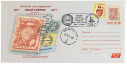 IP 2007 - 048a Iuliu POPPER, Tara De Foc, Argentina, Romania - Stationery - Unused - 2007 - Explorateurs & Célébrités Polaires