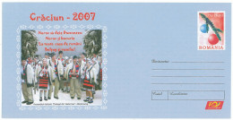 IP 2007 - 89 CHRISTMAS, Popular Traditions, Romania - Stationery - Unused - 2007 - Noël