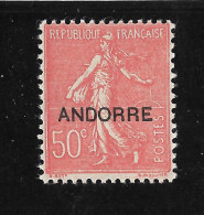 ANDORRE YT 15 NEUF** TB - Unused Stamps