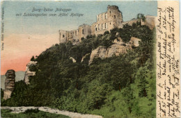 Burg Nideggen Mit Schlossgarten Vom Hotel Heiliger - Düren