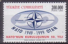 AC - TURKEY STAMP - 50th ANNIVERSARY OF NATO MNH 04 APRIL 1999 - Ungebraucht