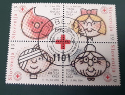 SLOVENIA 2004 Red Cross Week  Used Stamps - Slovenia