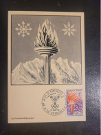 JEUX OLYMPIQUES D'HIVER Le 27 Janvier 1968 à GRENOBLE (38) - Olympic Games
