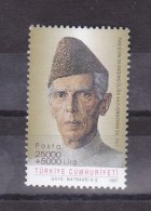 AC - TURKEY STAMP - 50th ANNIVERSARY OF THE INDEPENDENCE OF PAKISTAN MNH 23 MARCH 1997 - Ungebraucht