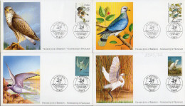 France 2929/32nu Fdc J J Audubon, Oiseaux - Other & Unclassified