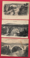 AA715 66 PYRENEES ORIENTALES CERET PONT DU DIABLE ET PONT FERROVIAIRE 3 CPA - Ceret