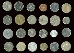 Lot Of 24 Used Coins.All Different [de112] - Vrac - Monnaies