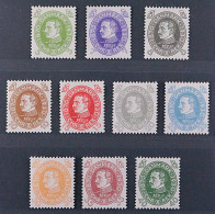 Dänemark  185-94 * Geburtstag König Frederik Komplett, Originalgummi, KW 200,- € - Unused Stamps