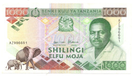 Tanzania 1000 Shillings ND 1990 P-22  Extreme Fine *scarce* - Tanzania