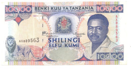 Tanzania 10000 Shillings ND 1995 P-29 Extreme Fine - Tanzania