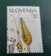 SLOVENIA 2004 Cultural Heritage Cupa Fishing Boat Michel 482 Used Stamp - Slovenia