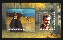 Letland / Latvia - 2019  Paintings Of Johans Valters MNH BLOCK - S /S  Mih. 1067 / 68 - Latvia