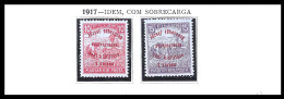 Hungary 1917. Reaper "JOSEF FOHERCEG..." Overprint Complete Set MLH Michel: 208-209 - Andere & Zonder Classificatie