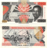 Tanzania 200 Shillings ND 1993 P-25 UNC - Tansania