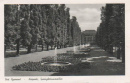 5318 - Bad Pyrmont - Kurpark, Springbrunnenallee - Ca. 1955 - Bad Pyrmont