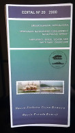 Brochure Brazil Edital 2000 20 White Swan Sailing Ship Without Stamp - Cartas & Documentos