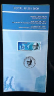 Brochure Brazil Edital 2000 26 Personality Gustavo Capanema Without Stamp - Covers & Documents