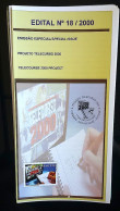 Brochure Brazil Edital 2000 18 Education Without Stamp Telecourse - Covers & Documents