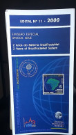 Brochure Brazil Edital 2000 11 Braziltradenet Map Without Stamp System - Brieven En Documenten