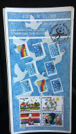 Brochure Brazil Edital 2000 02 Sealing The Future Philately Without Stamp - Storia Postale