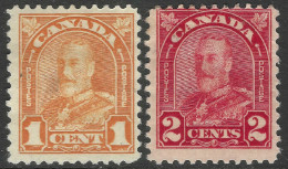 Canada. 1930-31 KGV. 1c,  2c(Die II) MH SG288, SG291b. M4054 - Nuovi