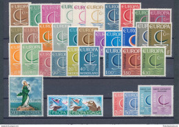 1966 EUROPA CEPT , Annata Completa , Francobolli Nuovi , 19 Paesi 37 Valori , MN - Volledig Jaar