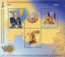 2001 358 Kazakhstan The 10th Anniversary Of Independence MNH - Kazajstán
