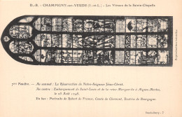 37-CHAMPIGNY SUR VEUDE VITRAUX DE LA SAINTE CHAPELLE-N°LP5026-B/0091 - Champigny-sur-Veude
