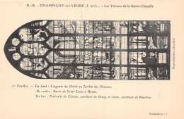 37-CHAMPIGNY SUR VEUDE VITRAUX DE LA SAINTE CHAPELLE-N°LP5026-B/0081 - Champigny-sur-Veude