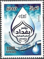 IRAQ, 2021, MNH, WATER , 1st BAGHDAD INTERNATIONAL WATER CONFERENCE, 1v - Environment & Climate Protection