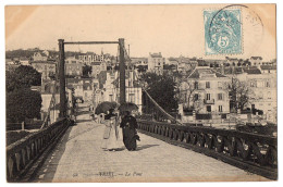 CPA 78 - TRIEL (Yvelines) - 52. Le Pont (petite Animation) - Pont à Péage - Triel Sur Seine