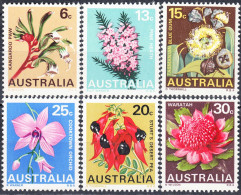 AUSTRALIA 1968, FLOWERS, COMPLETE MNH SERIES With GOOD QUALITY, *** - Ungebraucht