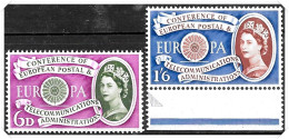 SG621-622 1960 Europa Stamp Set Unmounted Mint Hrd2a - Nuovi