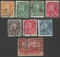 Canada. 1930-31 KGV. 8 Used Values To 20c. SG288etc. M4055 - Gebraucht