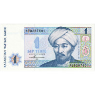 Kazakhstan, 1 Tenge, 1993, KM:7a, NEUF - Kazachstan