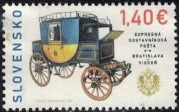 Slovaquie 2023 Used Service De Diligence Express Bratislava Vienne Y&T SK 881 SU - Used Stamps